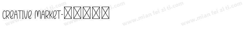 Creative market字体转换